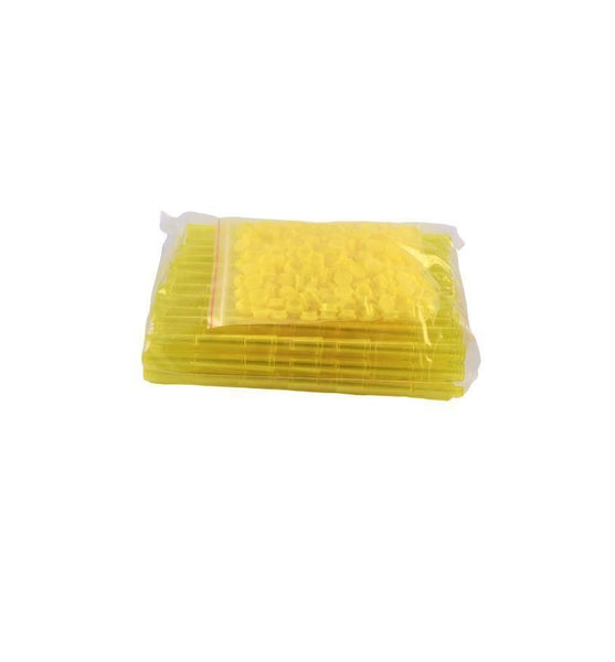 Plastic Tubes Hard Transparant Yellow 112mm - ABK Usa