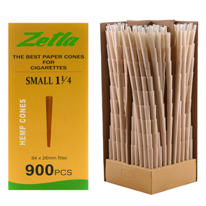 Pre-Rolled Cones Zetla Small Hemp 1 1/4 (900 Pcs) - ABK Usa