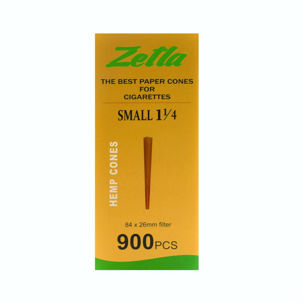 Pre-Rolled Cones Zetla Small Hemp 1 1/4 (900 Pcs) - ABK Usa