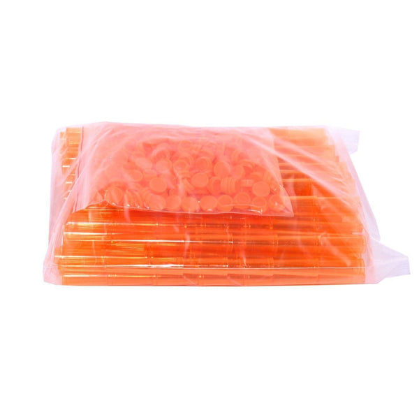 Plastic Tubes Hard Transparant Orange 112mm - ABK Usa