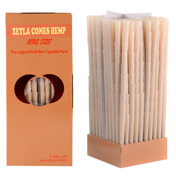 Pre-Rolled Cones Zetla Hemp King Size - ABK Usa
