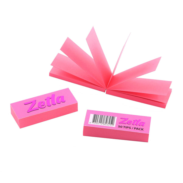 Zetla Filtertips Pink ( 100 Pcs ) - ABK Usa