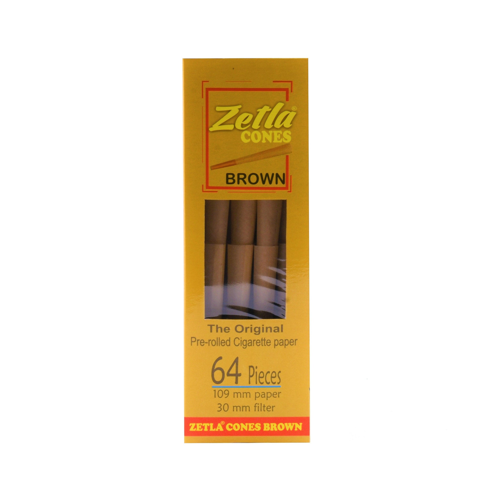 Pre-Rolled Cones Zetla Brown King Size De Luxe 64 - ABK Usa