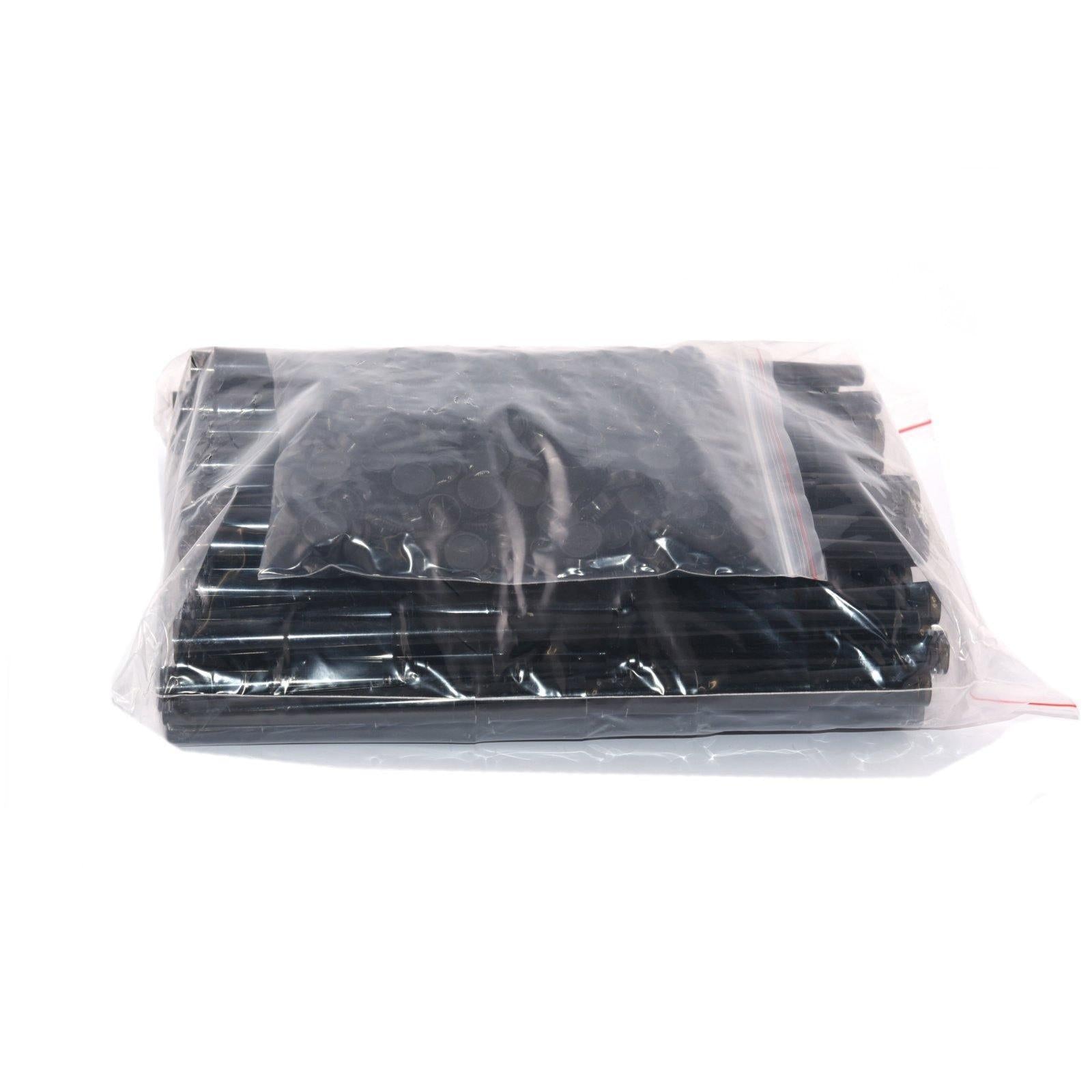 Plastic Tubes Hard Transparant Black 112mm - ABK Usa