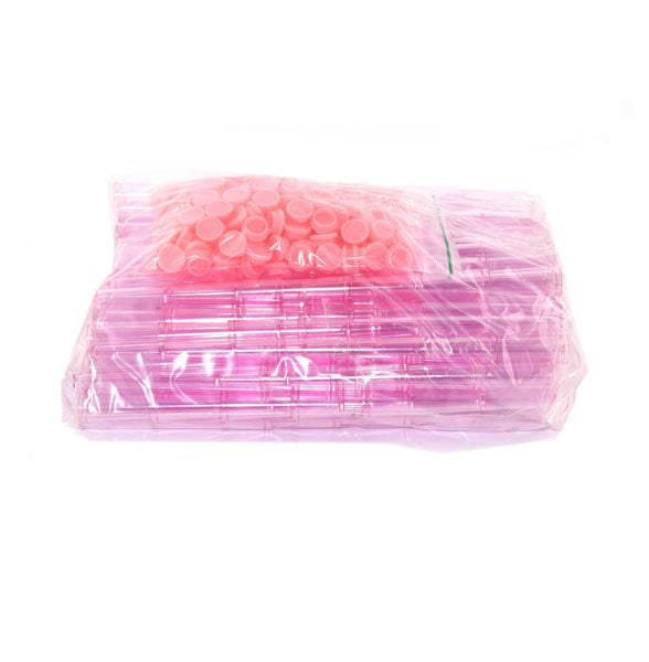 Plastic Tubes Transparant Hard Mix Colors 112mm - ABK Usa