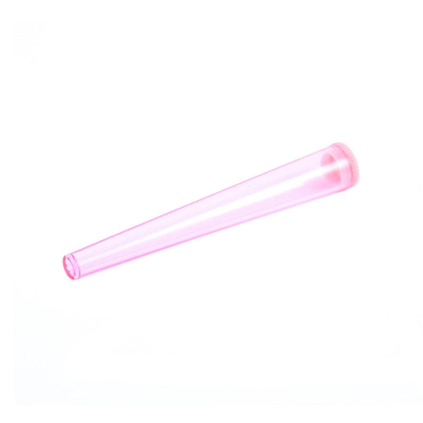 Plastic Tubes Hard Transparant Pink 112mm - ABK Usa
