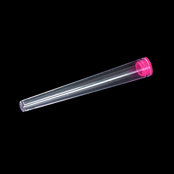 Plastic Tubes Hard Transparant Clear 112mm With Mix Colors caps - ABK Usa
