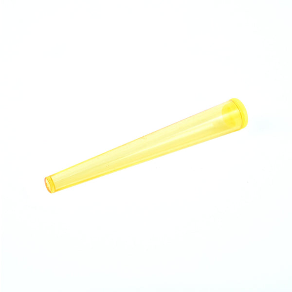 Plastic Tubes Hard Transparant Yellow 112mm - ABK Usa