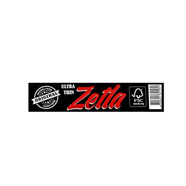 Zetla Rolling Papers Black King Size Slim - ABK Usa