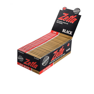 Zetla Rolling Paper Black Small 50/50 - ABK Usa
