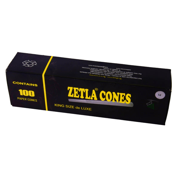 Pre-Rolled Cones Zetla King Size Deluxe 100 - ABK Usa
