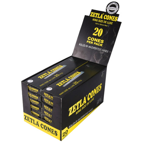 Pre-Rolled Cones Zetla King Size Deluxe 20/14 - ABK Usa