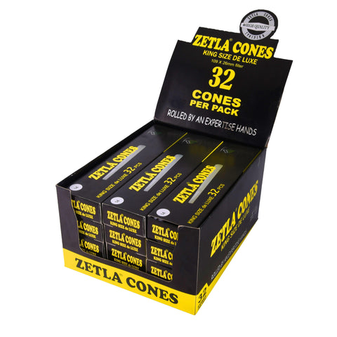 Pre-Rolled Cones Zetla King Size Deluxe 32/12 - ABK Usa