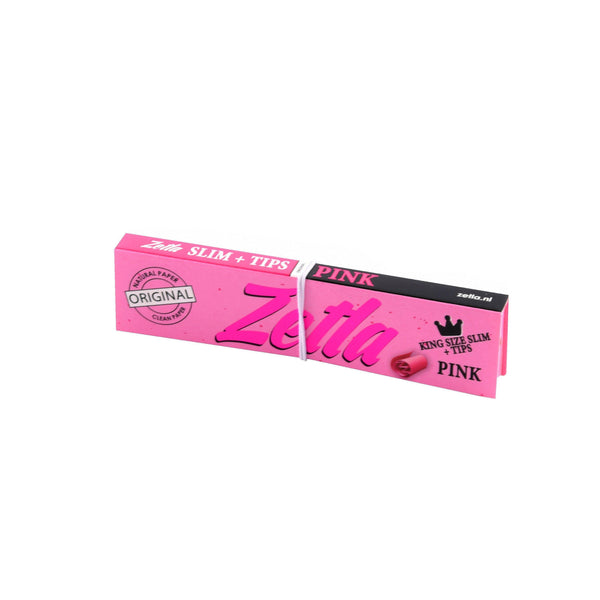 Zetla Rolling Papers Pink + Filters Slim - ABK Usa